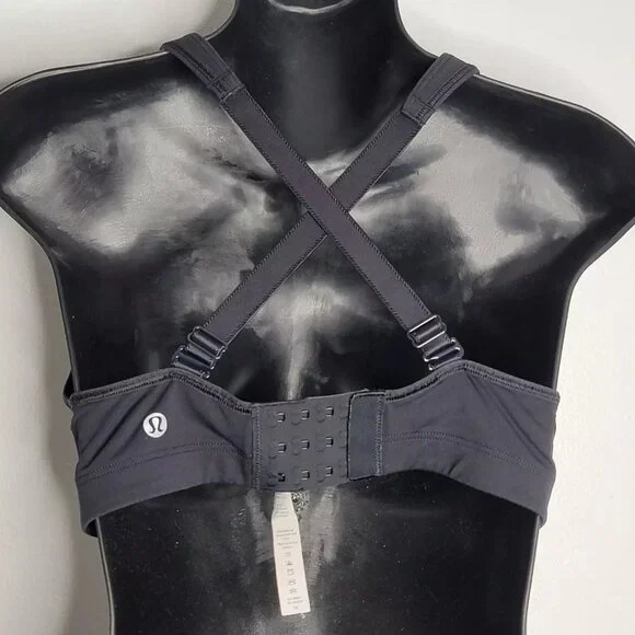 2 Lululemon Womens High Impact Sport Bras Lot 34C Wireless Athletic 106259